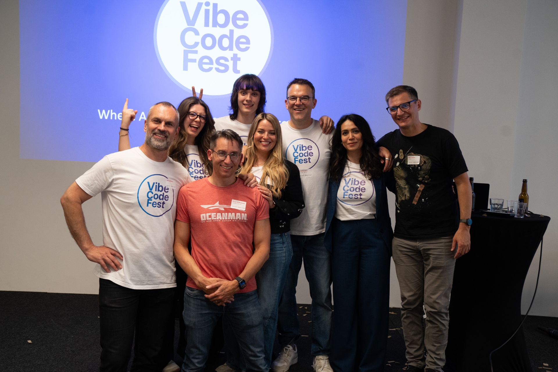 Vibe Code Fest organizers together