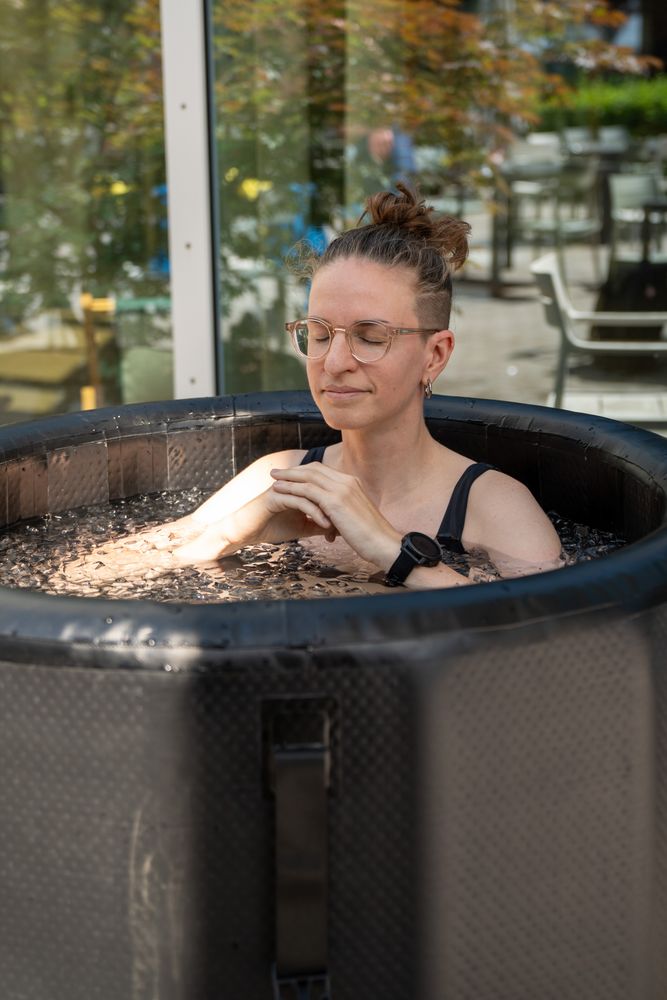 Ice bath experience at Vibe Code Fest